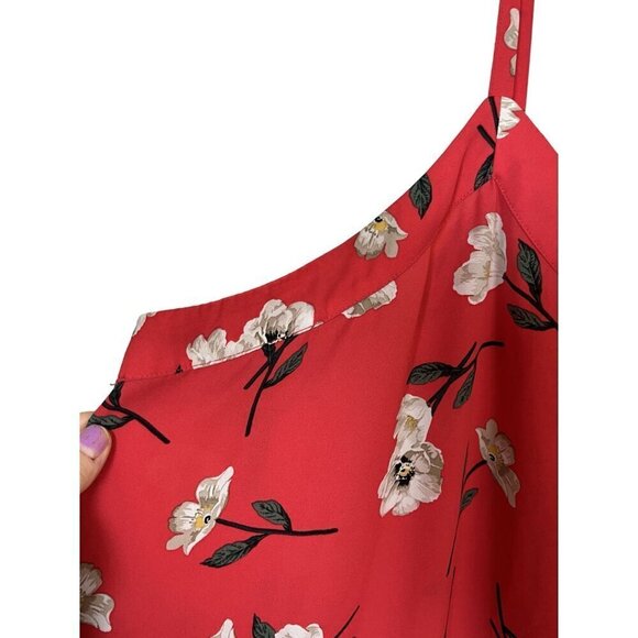 Torrid Top Women 4X Pink Pullover Tank Floral Flowy Dainty Summer Tropical Retro - Picture 4 of 13